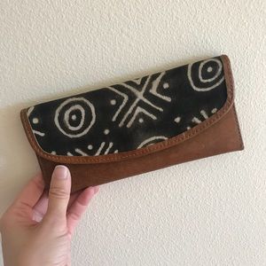 Amazing tri-fold mudcloth wallet